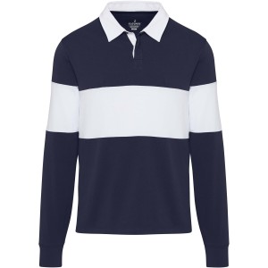 Elevate Clyde uniszex GOTS rugby pulver, Navy, White (pulver)