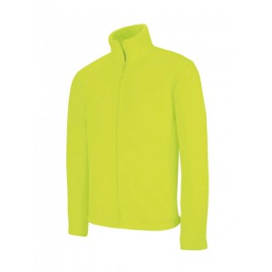Kariban Falco cipz�ras mikropol�r pul�ver, Fluorescent Yellow