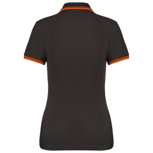 Kariban ni rvidujj gallros pl, Dark Grey/Orange (gallros pl, 90-100% pamut)