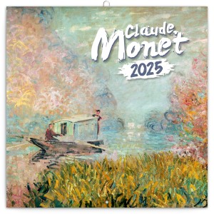 Lemeznaptr Claude Monet 2026, 30  30 cm