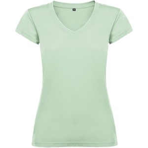 Roly Victoria ni V-nyak pamutpl, Mist Green (T-shirt, pl, 90-100% pamut)