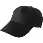 Twill baseballsapka, fekete (9128-01)
